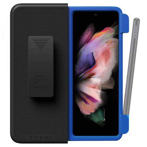 Rome Tech Hülle für Samsung Galaxy Z Fold 3 Schale Holster Combo Cover Gürtelclip - Bild 9 von 21
