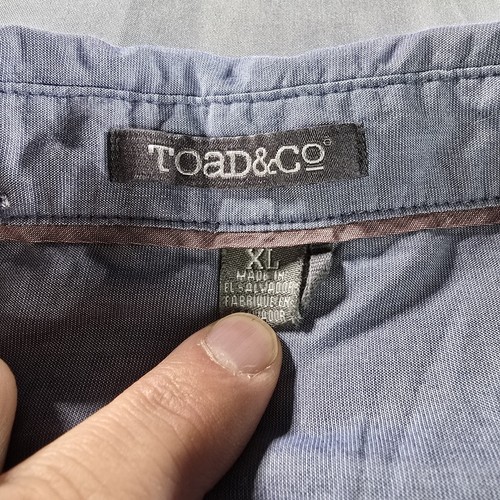 Toad Co Shirt Mens Extra Large Button Down Lyocell Blend Hiking Safari Outdoor - Picture 4 of 10