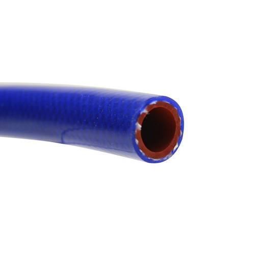 Manguera Calentador Silicona Reforzada HPS Alta Temperatura 3/8" ID (9.5mm) Azul 10 Pies Rollo - Imagen 2 de 3