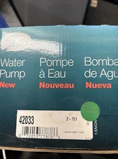 Engine Water Pump-Water Pump (Standard) Gates 42033 NOS