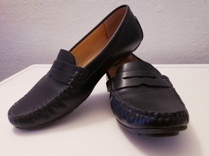 Black-Women-Shoes-Size-6-5-Office-Casual-Comfy-Loafer-Slip-On-Tan-Flats-Man-Made