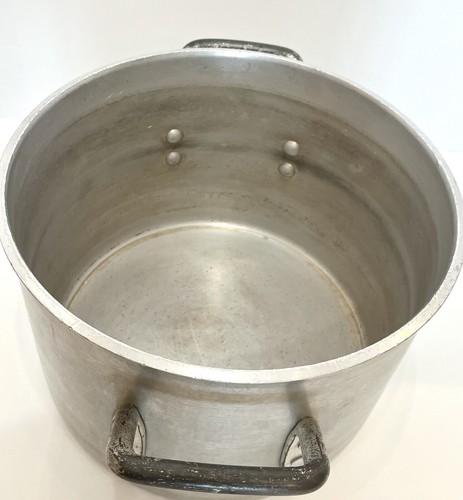 Vintage Commercial Aluminum 12 Qt Stock Pot Heavy Duty 7 Lbs #8612 Made In USA - Picture 5 of 15