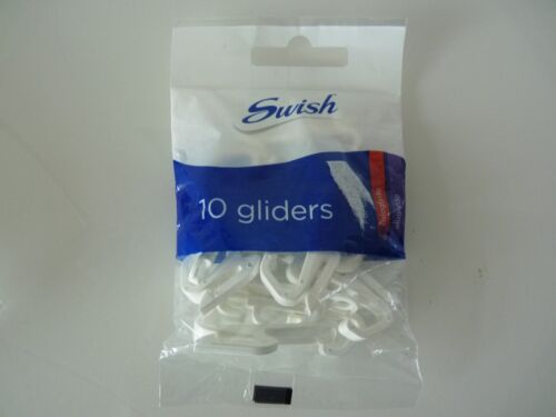 30 x SWISH SOLOGLYDE CURTAIN TRACK GLIDER RAIL HOOKS-(3 x Packs of 10 =30 hooks - Picture 6 of 11