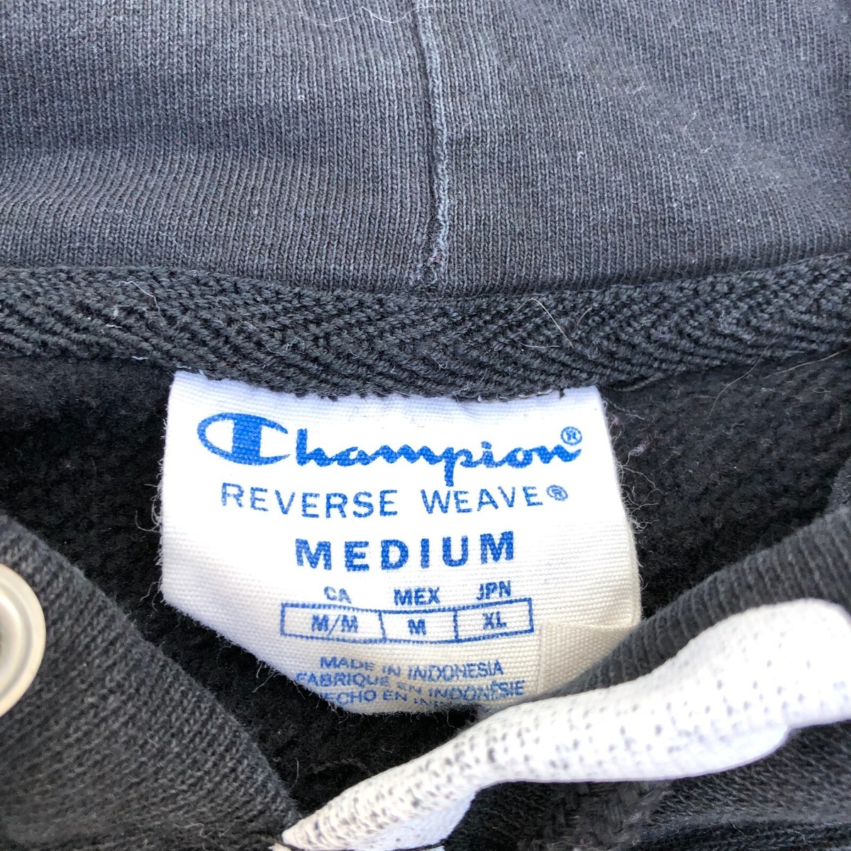 Vintage Champion All Over Print Reverse Weave Hoodie Spell