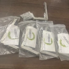 5pc Corner Brace Brackets Pack of 4+2+32 EUICAE Angle Bracket