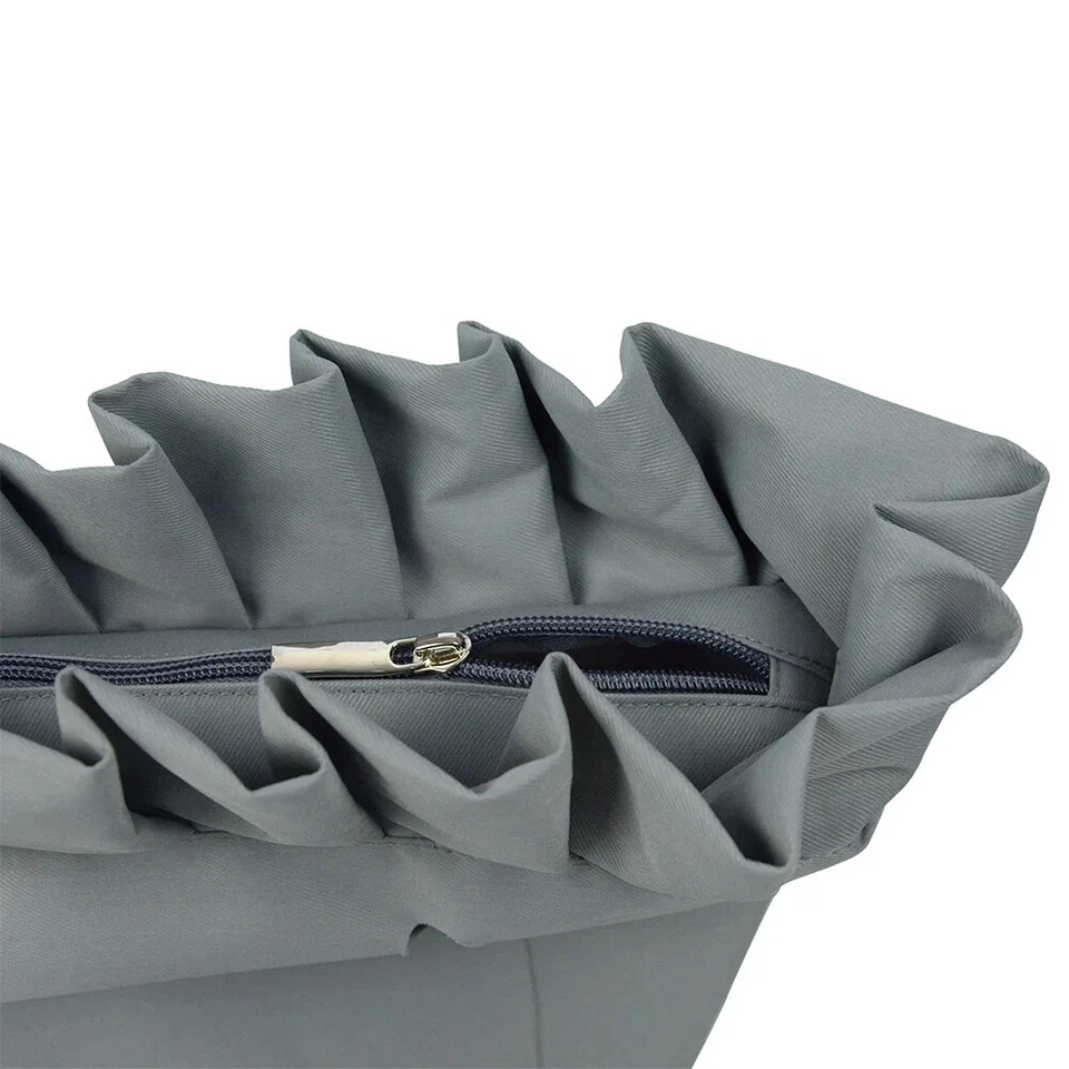 Organizador de bolsa de microfibra con plisado y bolsillo con cremallera para mini bolsa clásica O Foto 4 de 4