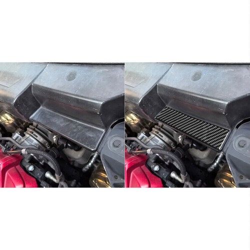 2x Real Carbon Fiber Car Rear Engine Strip Cover For Chevrolet Corvette C8 20-24 - Picture 3 of 8