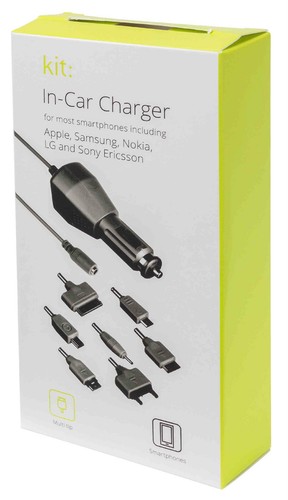 Micro USB In-Car Adaptor - Includes Mini USB & 5 Other Tips *** FREE POSTAGE *** - Picture 2 of 2
