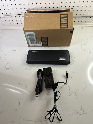 Steckbare USB 3.0 Dual 4K Display horizontale Dockingstation offene Box