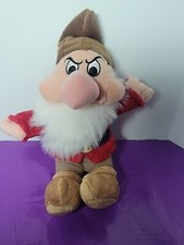Seven Dwarfs Grumpy Plush Animal 9  Snow White