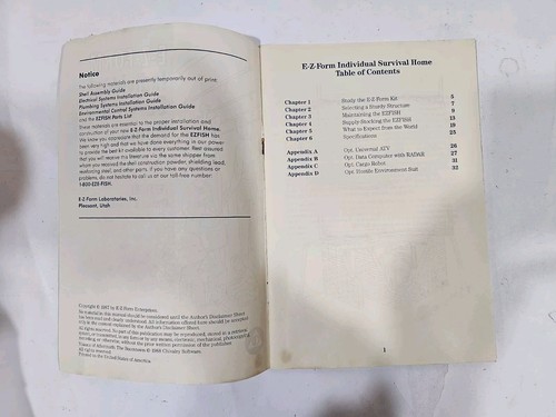 Lot of 2 Vintage Survival Books - New World Vision & Individual Survival Home - Picture 6 of 8