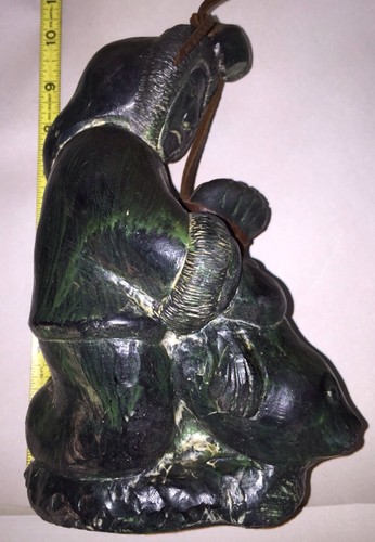 A WOLF ORIGINAL El Lobo Escultura ESQUIMAL FOAL HUNT - Imagen 2 de 3