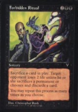 Forbidden Ritual - Visions: #60, Magic: The Gathering Lp R173