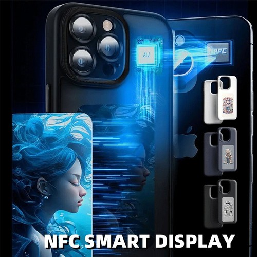 E-ink Screen Phone Case Unlimited Screen Projection Personalized Phone Cover Bat - Picture 6 of 13