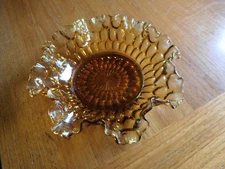 Thumbprint Candy Dish, Gold Color and perfect condition