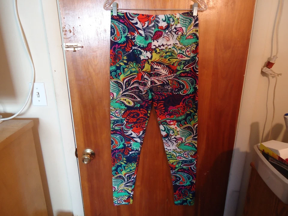 Pijama/pantalones de salón geométricos multicolores talla grande "gran par" Foto 4 de 4