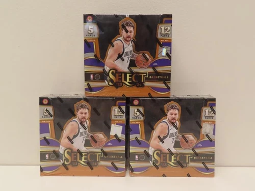 (3) Lot 2023-24 Panini Select NBA Basketball Sealed International Hobby Box