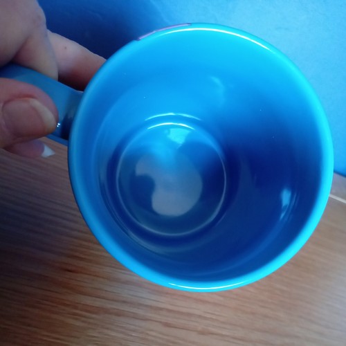 Lilo & Stitch Large Mug Disney Store Exclusive Blue Floral Ceramic Cup Mug - Picture 4 of 5