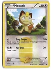 Meowth 102/101 Secret Rare Noble Victories Pokemon Holo NM