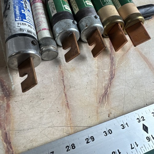 BULK LOT 6 FUSES REN200 Fusetron FRN-R-150 TRS60R FLSR 75 - 600 VAC SEE PICTURES - Picture 6 of 12