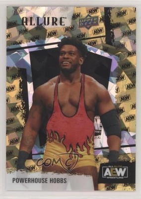 2022 Upper Deck Allure AEW AEW Logo 84/299 Powerhouse Hobbs #9 1io2