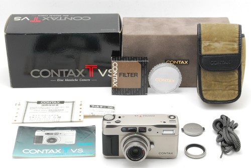 [COMO NUEVO con CAJA, estuche, correa, filtro] Cámara fotográfica Contax TVS apuntar y disparar 35 mm JAPÓN - Imagen 3 de 14