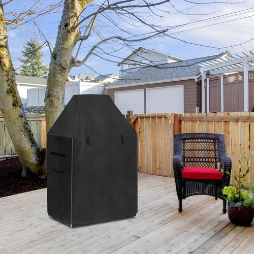 SoloToo Outdoor Fireplace Cover Heavy-Duty Waterproof Upright Patio Fire Pit ... - Picture 7 of 8