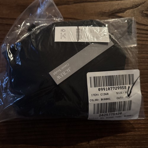 J Crew Claudia one-piece in Classic Sculpt Size 6 Black New NWT - Picture 4 of 8