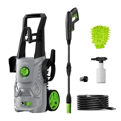 #ad #ad PATOOLIO PRESSURE WASHER PATOOLIO POWER WASHERS WITH FOAM CANNON GRAY $97.50