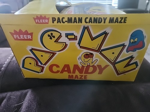 FLEER PAC-MAN CANDYMAZE EMPTY DISPLAY BOX - Picture 3 of 5