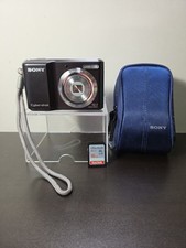 Sony Cyber-shot DSC-S2100 Gray 12.1MP Digital Camera W/ 16GB SD Card TESTED 
