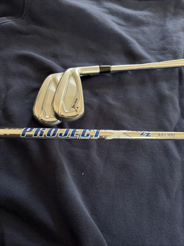 Mint Srixon Zxi4 5, 6, and 7 Iron RH with Project X LZ 6/120g Shafts - Image 3 of 4