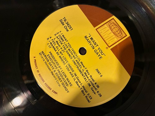 Marvin Gaye I Want You Album LP Tamla 1976 Motown Records - Bild 3 von 4