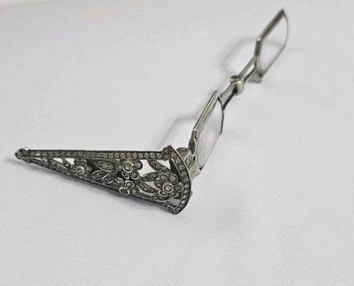 Sammlerstück Vintage Sterling Silber Klapp Lorgnette Operngläser. Nachlass - Bild 2 von 24