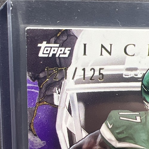Parche reliquia 2024 Topps Inception Malachi Corley RC púrpura materiales fuente/125 - Imagen 8 de 18