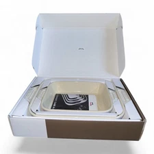 STAUB STONEWARE 2-pc Rectangular Baking Dish Set Ivory-white New In Box