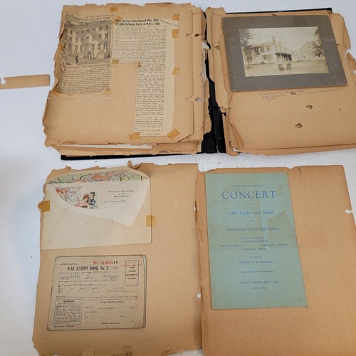 Original Bürgerkrieg Sammelalbum mit 50 2 1 Konföderierten Dollar Scheinen Briefen & WWII - Bild 13 von 19