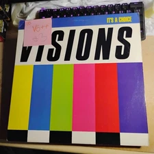 VISIONS - IT'S A CHOICE 12" VG++ ELECTRO SOUL FUNK 1988 80's HEAR!