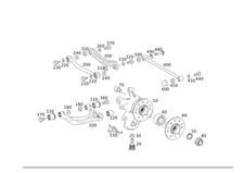 Genuine Mercedes-Benz Transverse Control Arm 164-350-20-06