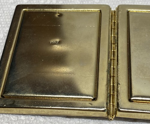 Vintage Signed Italy, Trifold Photo Frame, Micro Mosaic, Lovely - Picture 9 of 17