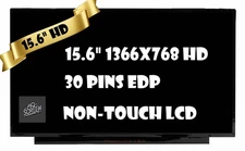 New HP P/N L63567-001 15.6" HD LCD LED Replacement Screen Narrow Edge
