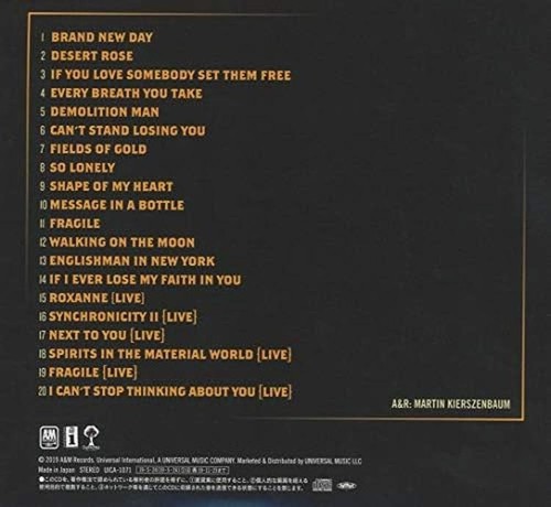 CD My Songs (SHM-CD) Japan Sting Music Three of Hearts (CD1) UICA-1071 Album - Picture 2 of 2