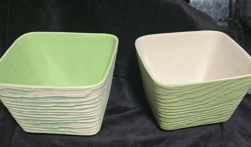 Shawnee Sammlung quadratischer Pflanzgefäße Vintage 5,5", 6,5", 7,5", 6er Set LESEN - Bild 7 von 13
