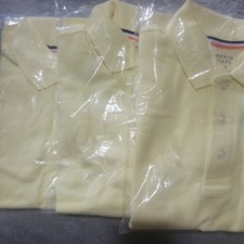 3 French Toast New Uniform short sleeve polo Shirt - soft yellow - Size XS 4/5