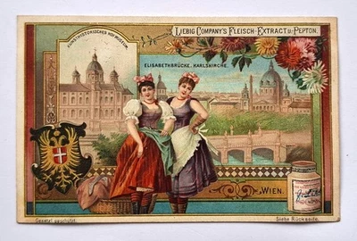 1 Sammelbild Serie Bild 6 - A 443 / S 584 "Wien.  Elisabethbrücke. Karlskirche" - Bild 1 von 2