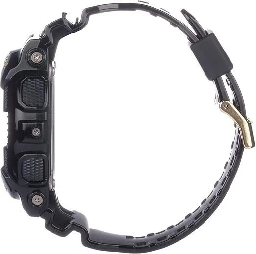 Reloj Casio G-Shock Hombre Negro Dorado Resina GA-110 Resistente 20 ATMa-110gb-1