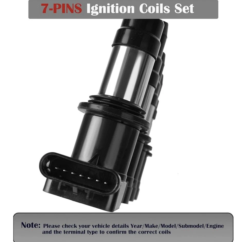 Комплект катушек зажигания UF620 для Chevy Aveo, Cruze 1,6 л 1,8 л и Pontiac G3 - 5C1703 - Изображение 3 из 4