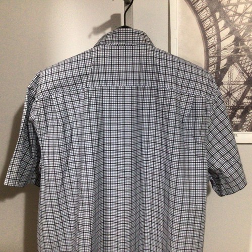 Old Navy Plaid Fitted Short Sleeve Pocket Button Front Casual Shirt XXL - Picture 7 of 10