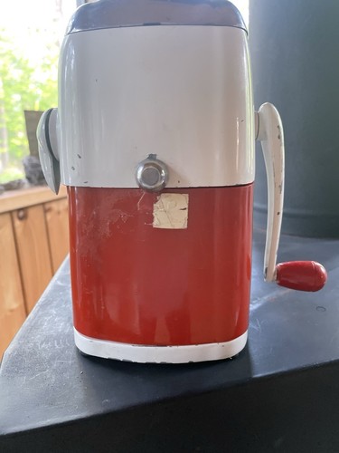 Vintage MID CENTURY 1950's Rival Ice-O-Mat Ice Crusher Vogue Model 445 Red McM - Picture 6 of 9