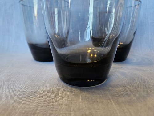 3er Set Libbey Classic Smoke 4" 10oz Modern Double Old Fashioned Rocks Gläser - Bild 5 von 6
